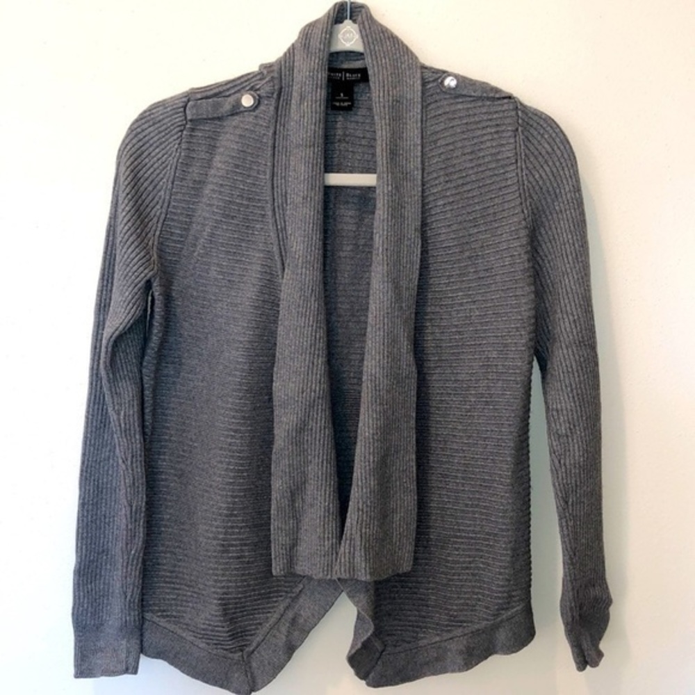 WHITE House Black Market Cardigan